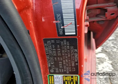 2007 Kia Rio Base from USA, damaged, VIN KNADE123276256290